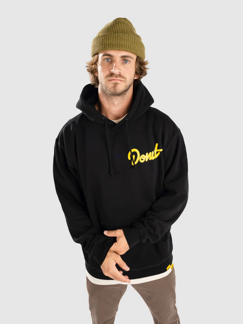 Donut Buff Horse Hoodie black (vintage wash)