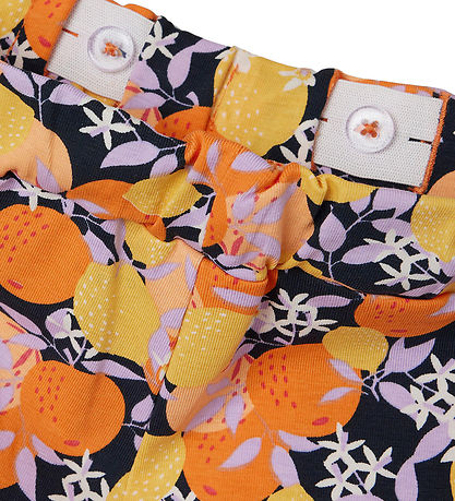 Name It Shorts - NkfJinnia - Dark Sapphire m. Citrusfrugter