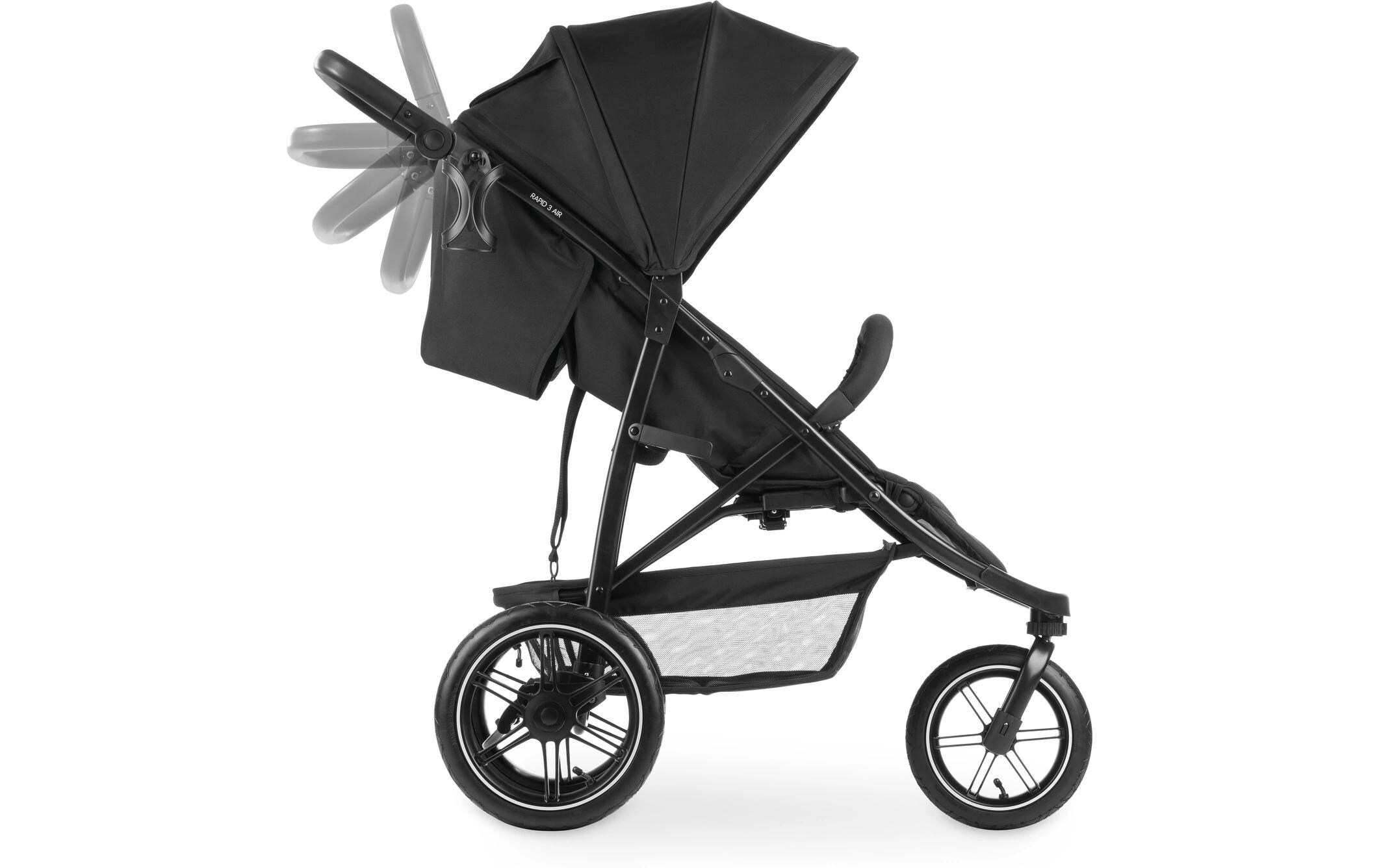Buggy Rapid 3 Air Black<br>Kinderwagen für jedes Gelände