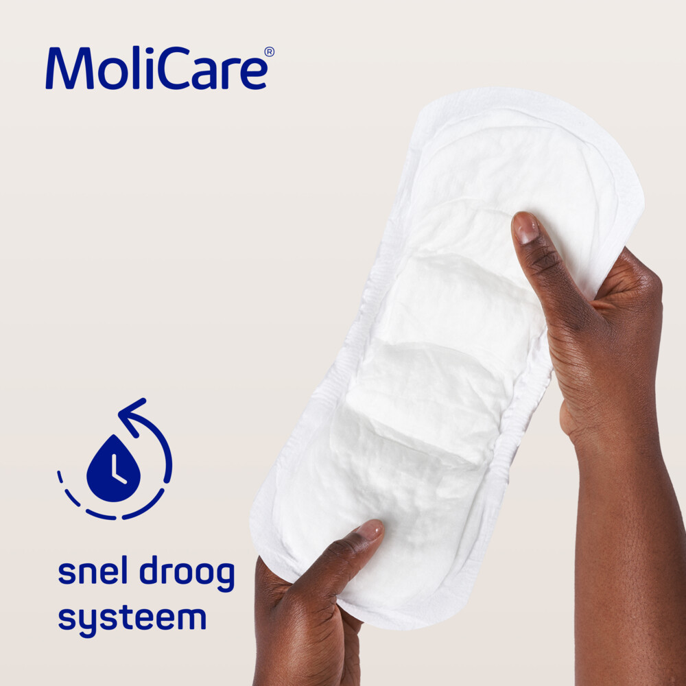 4x Molicare Premium Lady Pad 3 Druppels 504 ml Aborptie14 stuks