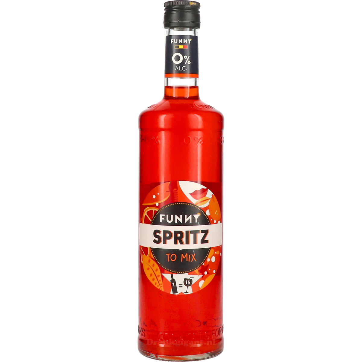 Funny Spritz To Mix Alcoholvrij 70 cl
