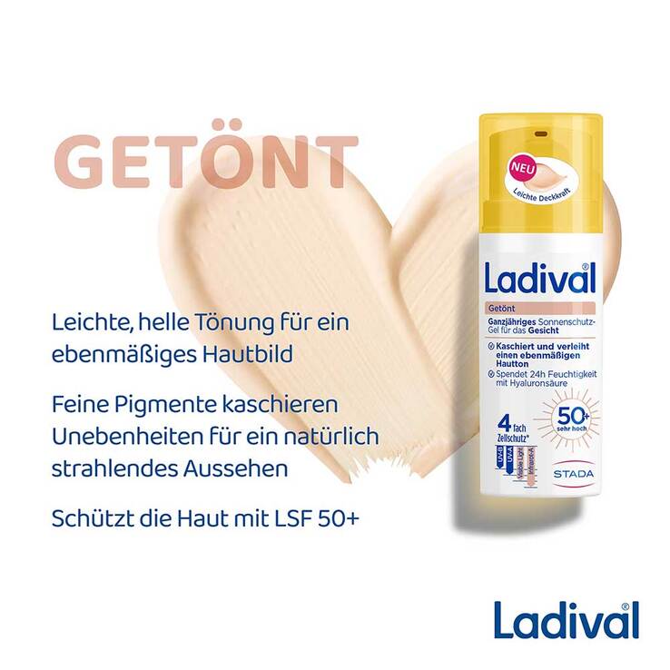 Ladival Sonnenschutz-Gel getönt LSF 50 + , 50 ml