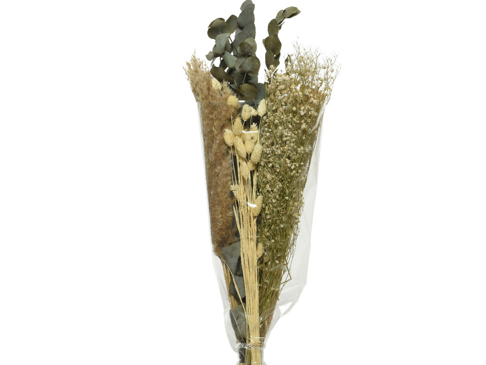 Bouquet sur tige fleurs séchées naturel