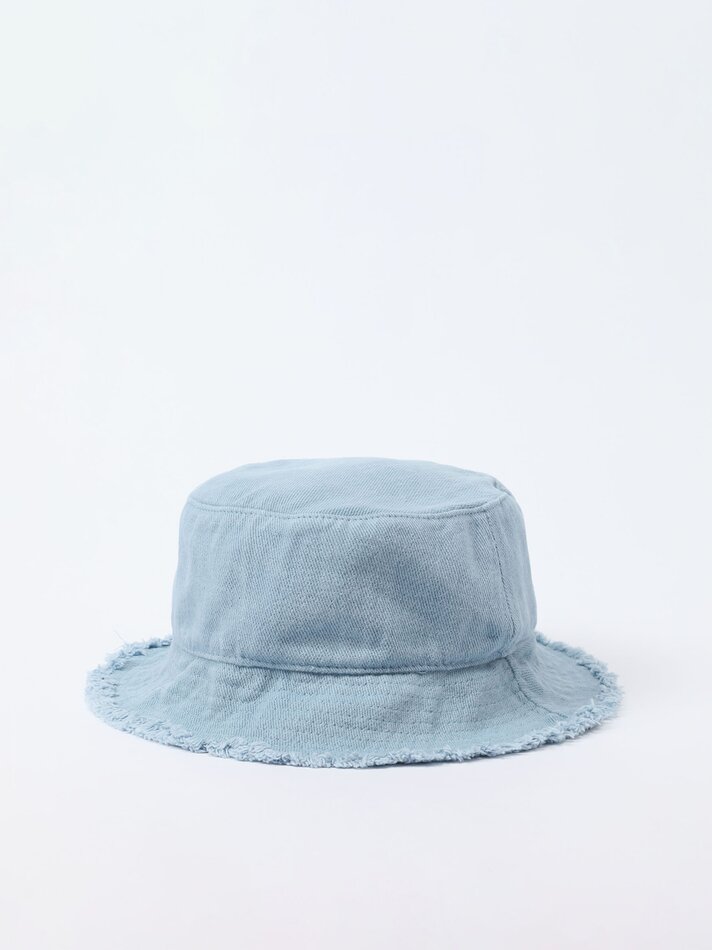 Chapéu bucket de jeans - Azul escuro