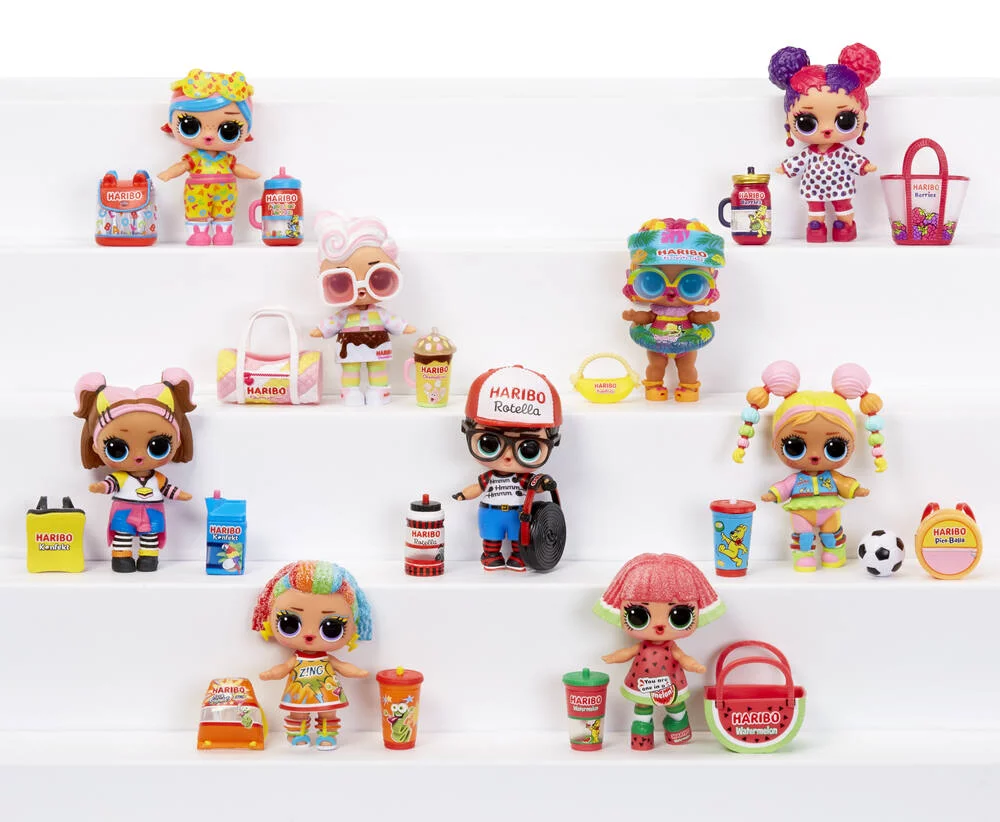 LOL SURPRISE - POUPEE - LOVES MINI SWEETS X HARIBO 7.5 CM