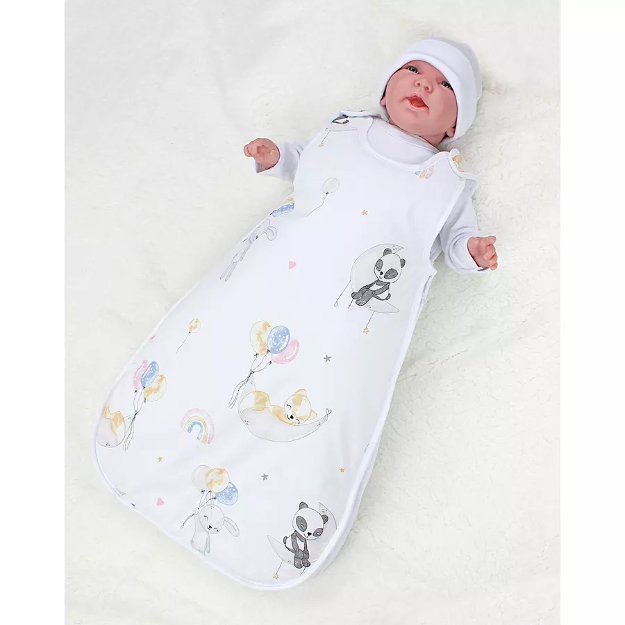 TupTam Baby Ganzjahres Schlafsack Wattiert weiß
