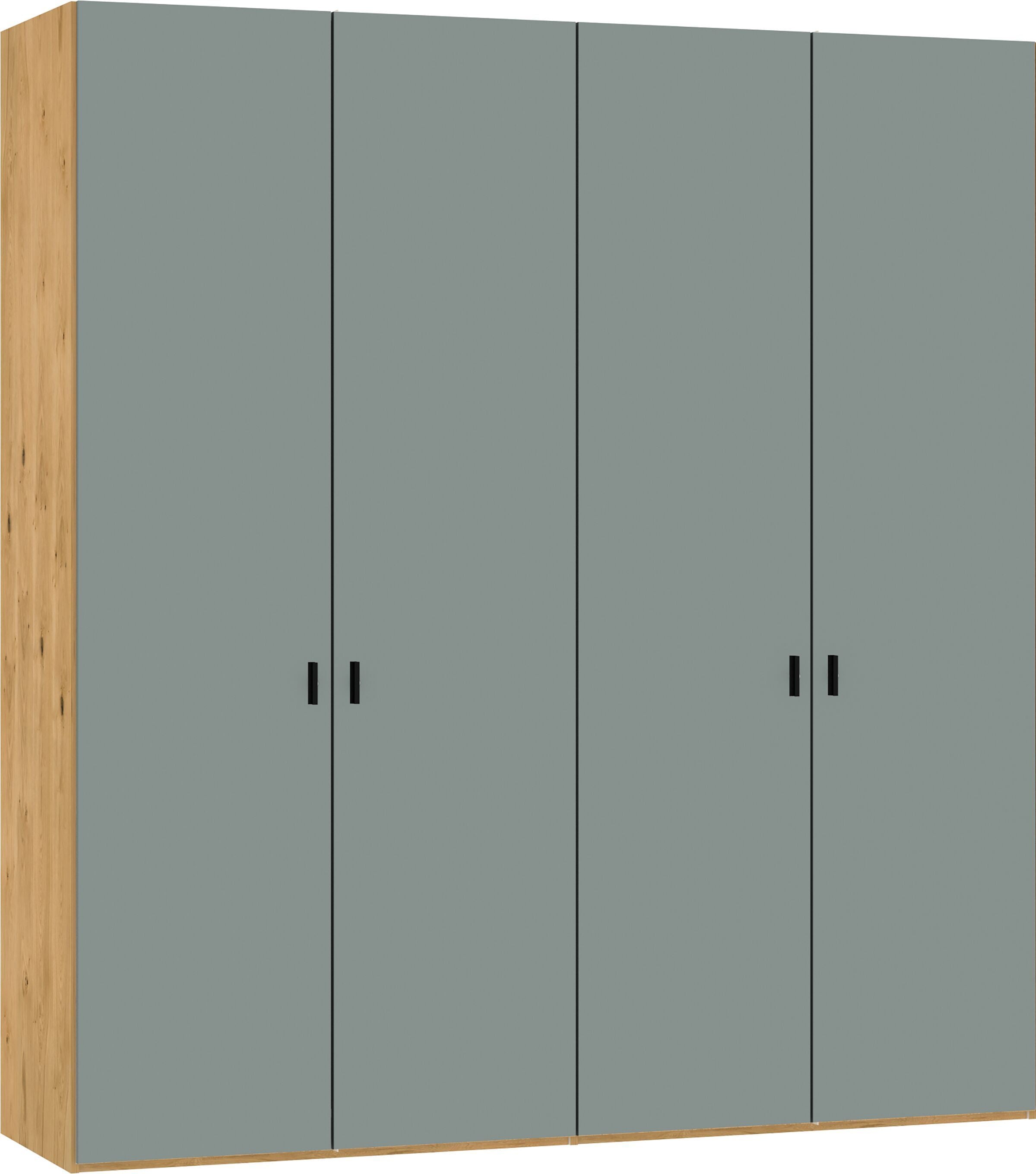 MODUL Drehtürenschrank - Salbei / B: 203.0 cm x T: 59.0 cm x H: 220.0 cm