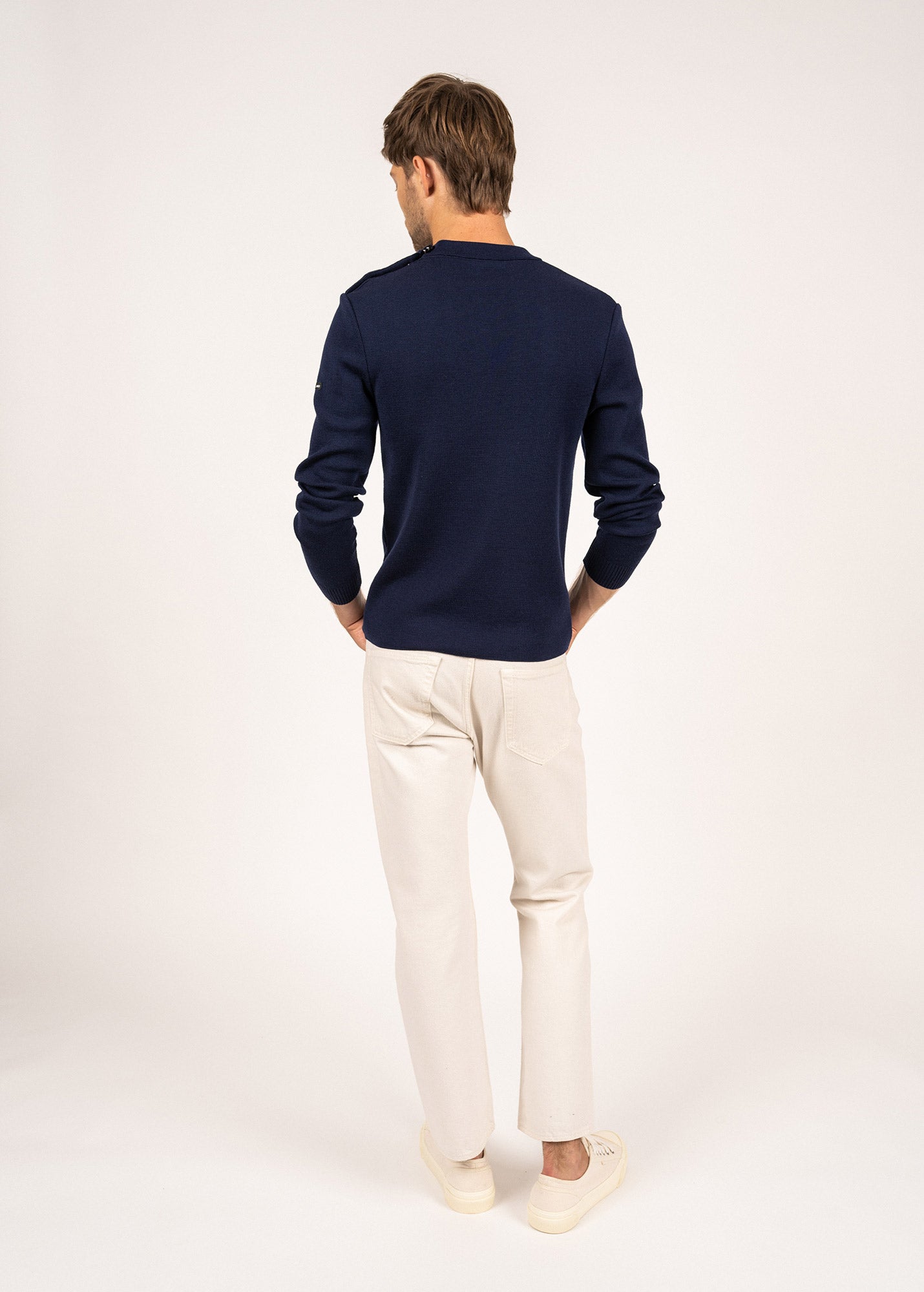Pull marin en laine Estran
