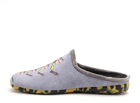 La maison de l espadrille chaussons homme l15 6 gris
