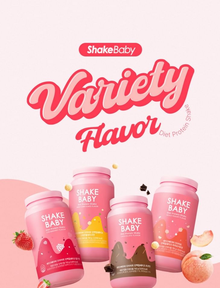 ShakeBaby - Dieet Eiwitshake - 4 Soorten