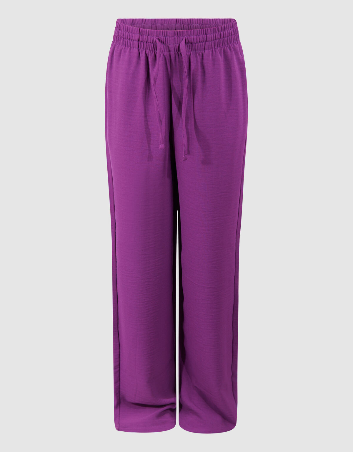 Twist Wide Leg Broek Donkerpaars