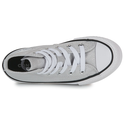 Converse - CHUCK TAYLOR ALL STAR EVA LIFT PLATFORM PRISM GLITTER - Argenté