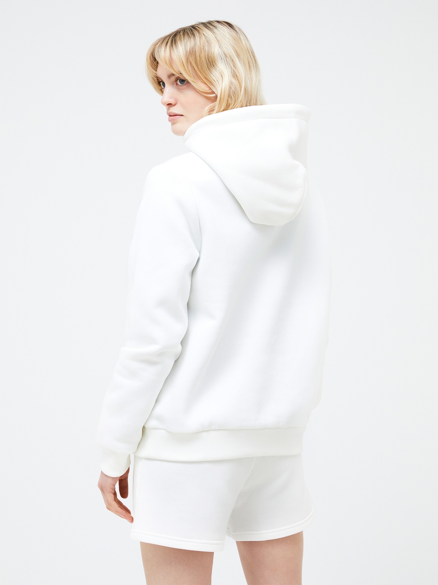 Original Small Logo Hood Dame Offwhite