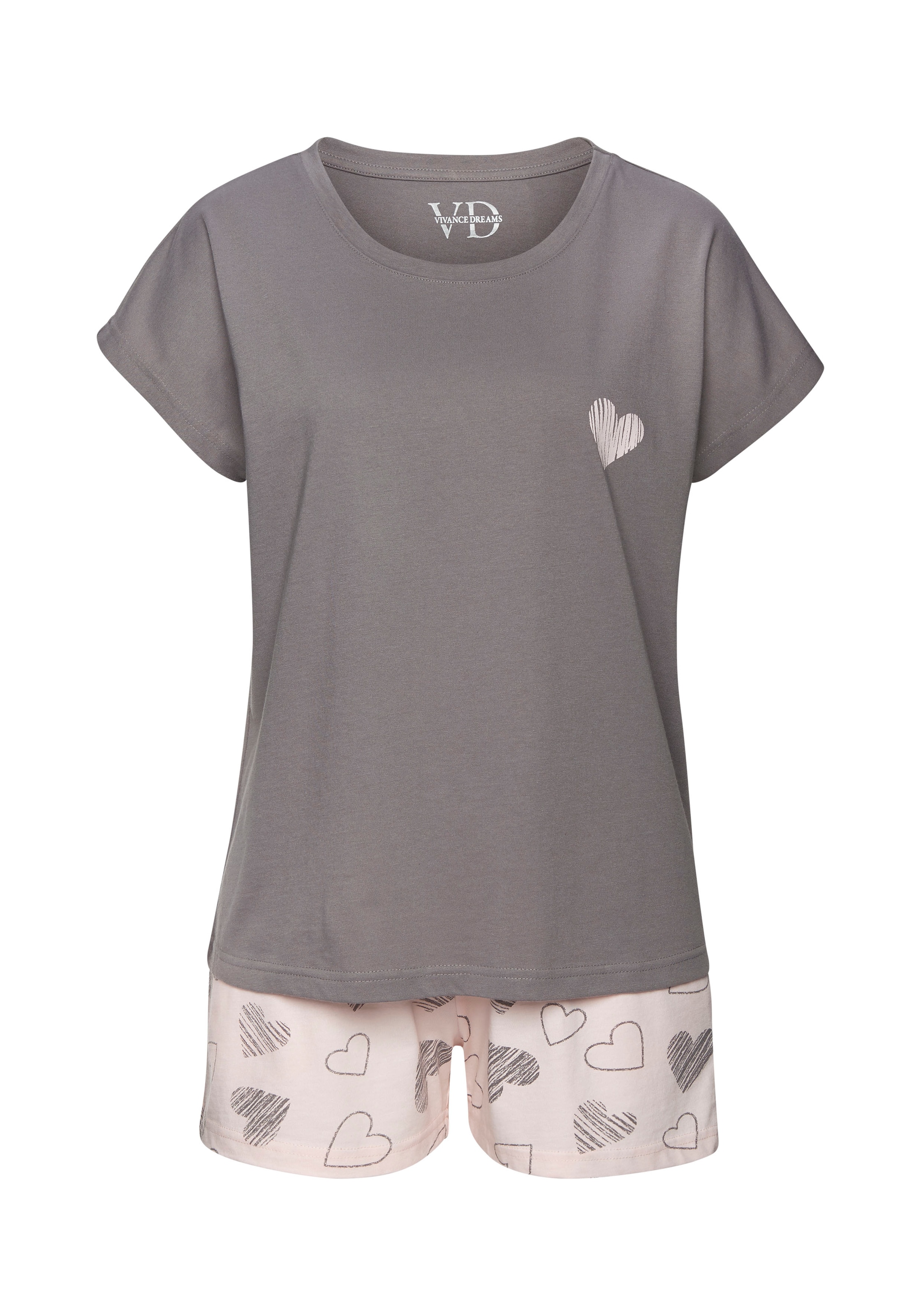 Vivance Dreams Shorty , mit süssem Herzprint