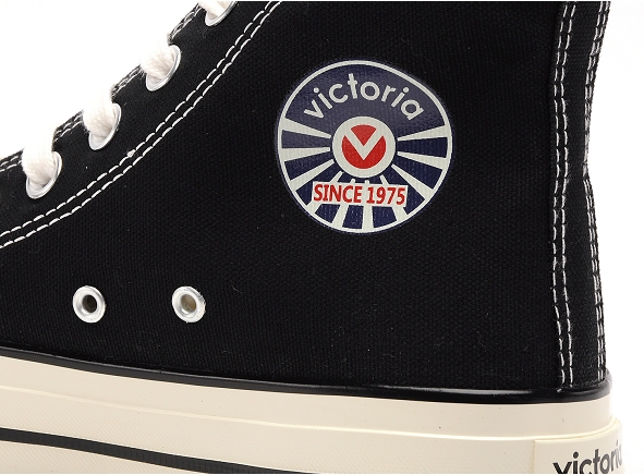 Victoria boots bottine femme tribu bril bot lona  1057101 noir
