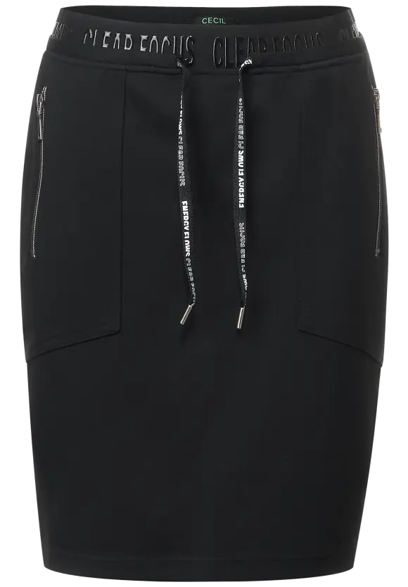 Sportiver Rock mit Wording - Black
