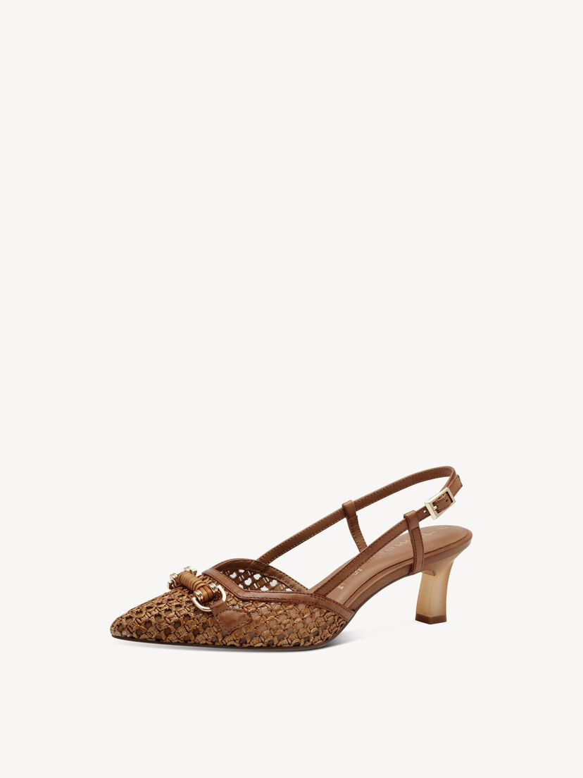Slingpumps - bruin