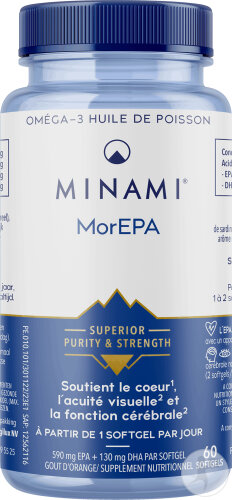 Minami MorEPA Huile De Poisson 60 Capsules