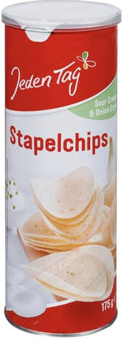 Jeden Tag Stapelchips Sour Cream & Onion