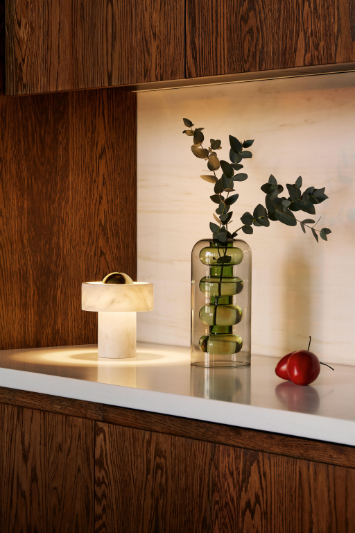 Tom Dixon Bump Tall vaas groen