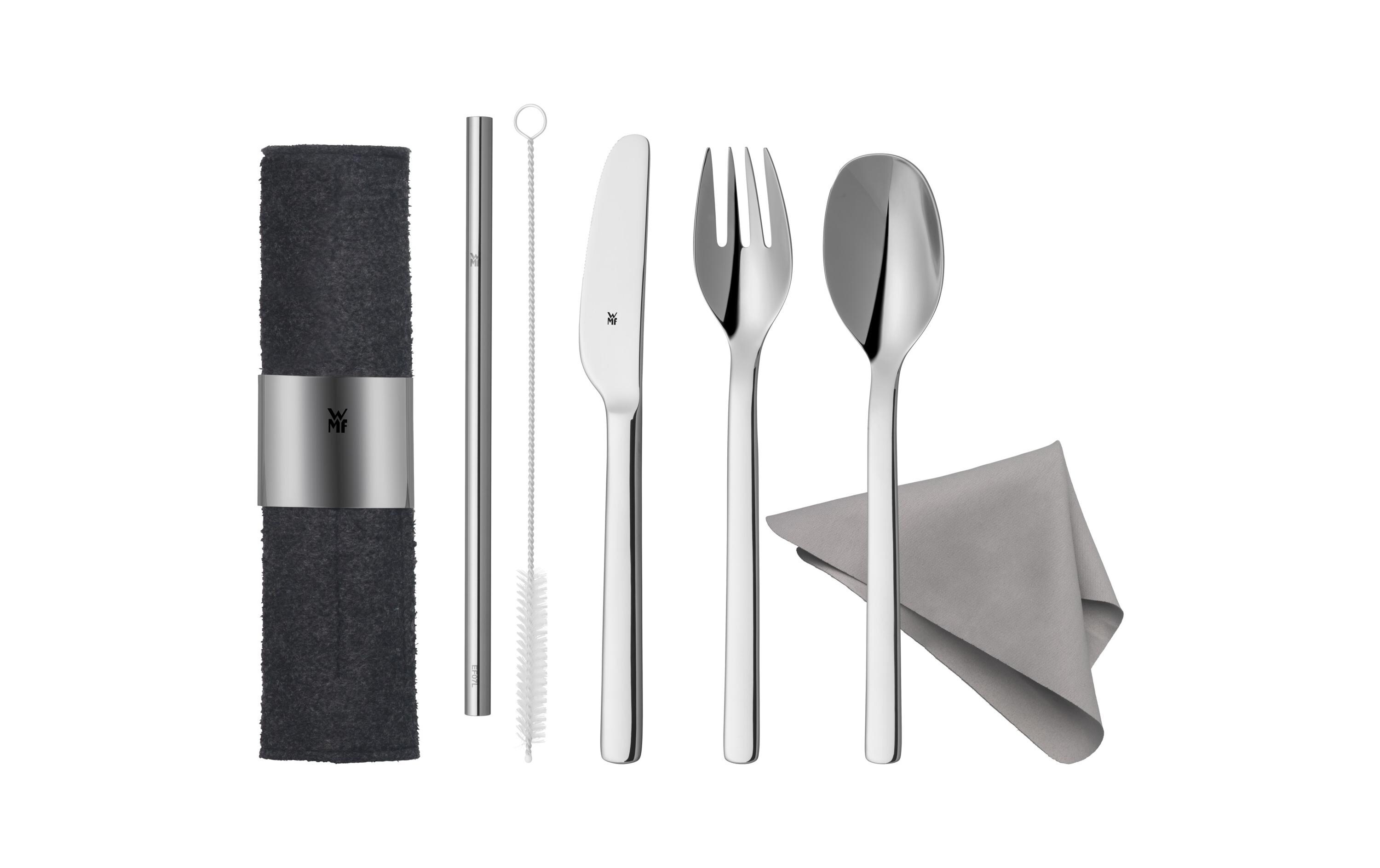 Besteck-Set My2Go 8-teilig, SilberBesteckset aus Cromargan