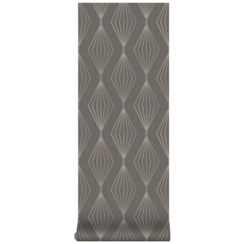 Vliesbehang Marquise geo grijs (111311)