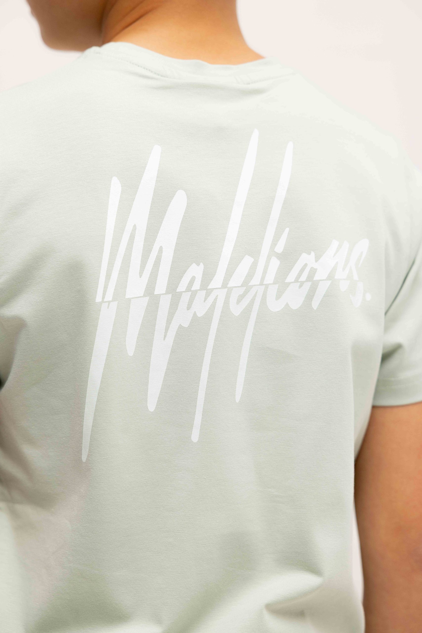 Malelions Split T-Shirt Kids Lichtgroen/Mint