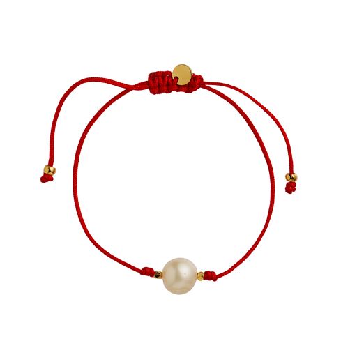 Stine A Big Pearl Berrie Armbånd, Red, 23 cm