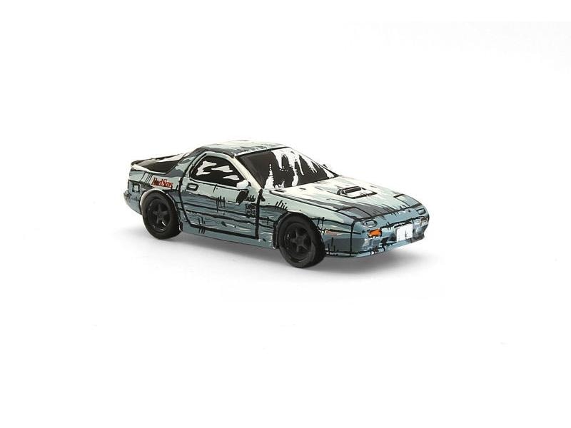 Kyosho Initial-D Comic Edition 3 Cars Set, 1:64 Detailgetreues Modellauto für Sammler im Massstab 1:64