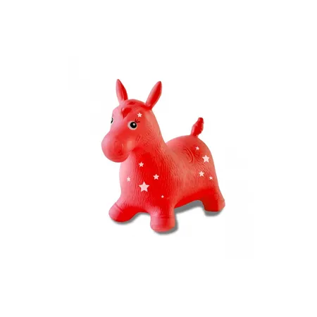 Jamara Hüpftier Pferd rot mit Pumpe