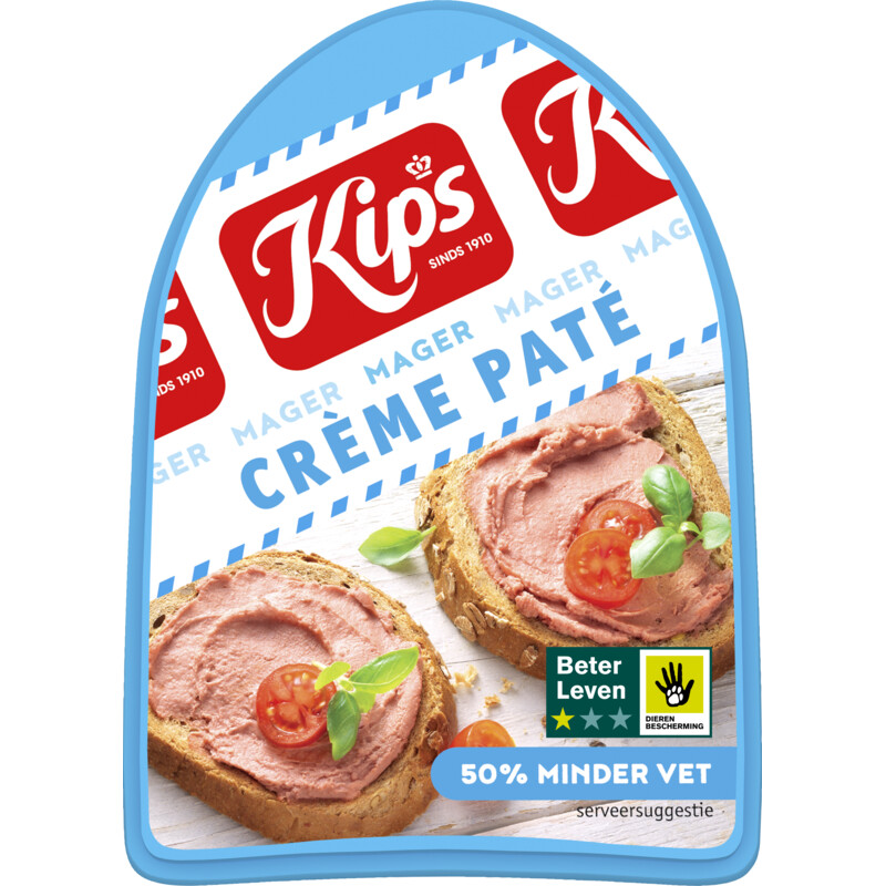 Kips Magere crème paté