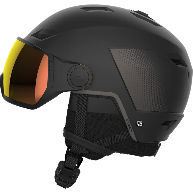 PIONEER LT VISOR PHOTO  Herren - Unisex-Helm Black/Beluga
