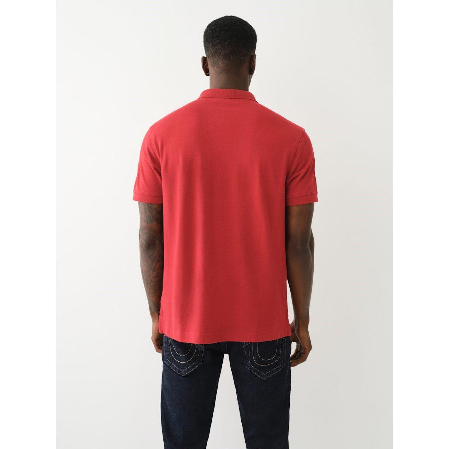 True Religion Buddha Patched Logo Polo Shirt