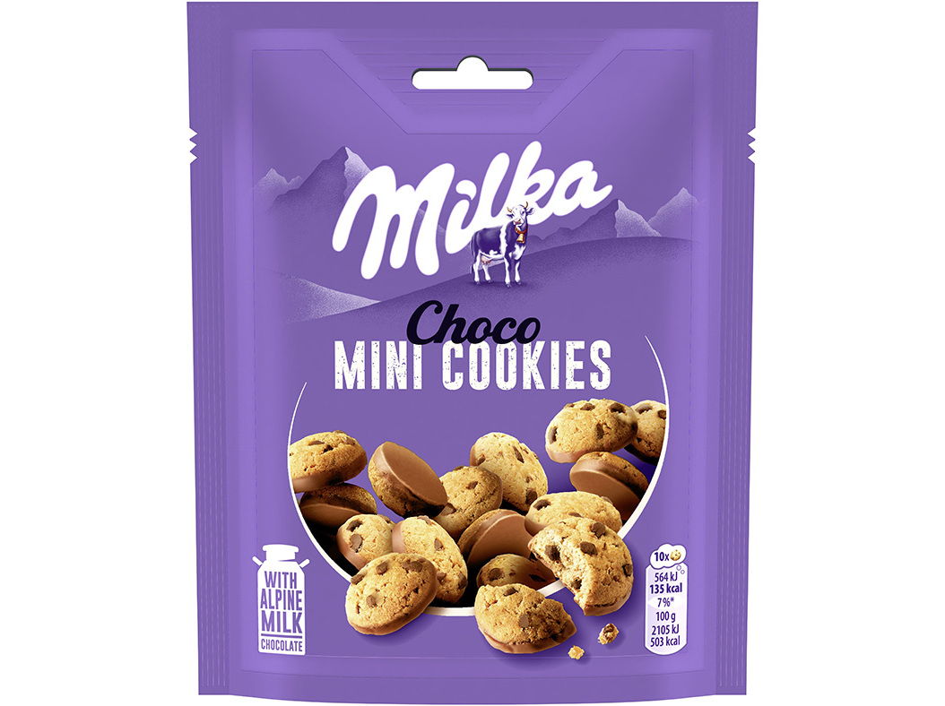 BOLACHAS MILKA COOKIES MINI COOKIES 110G