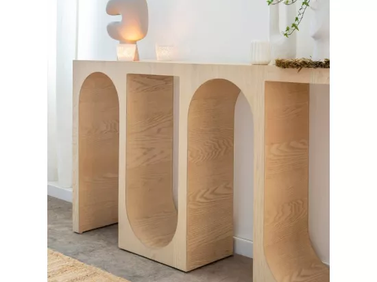 Console en chêne Octave