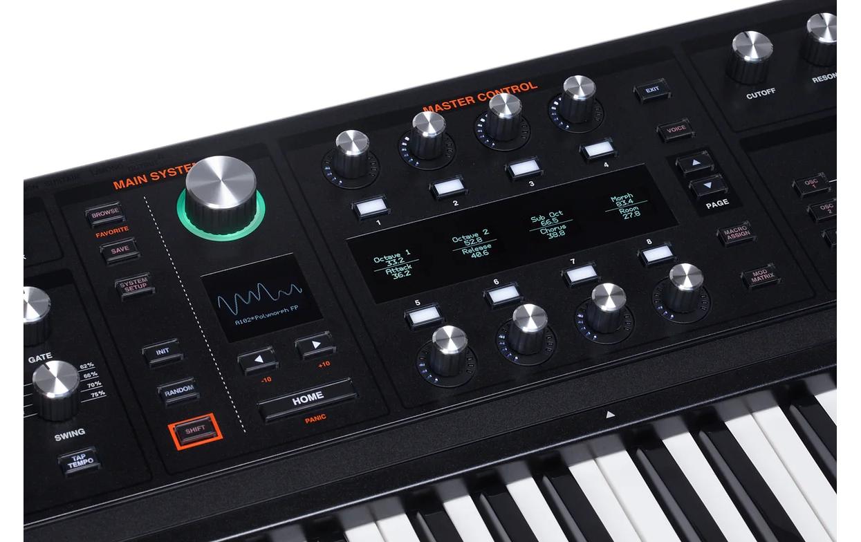 HYDRASYNTH Keyboard<br>Halbgewichtetes Keyboard
