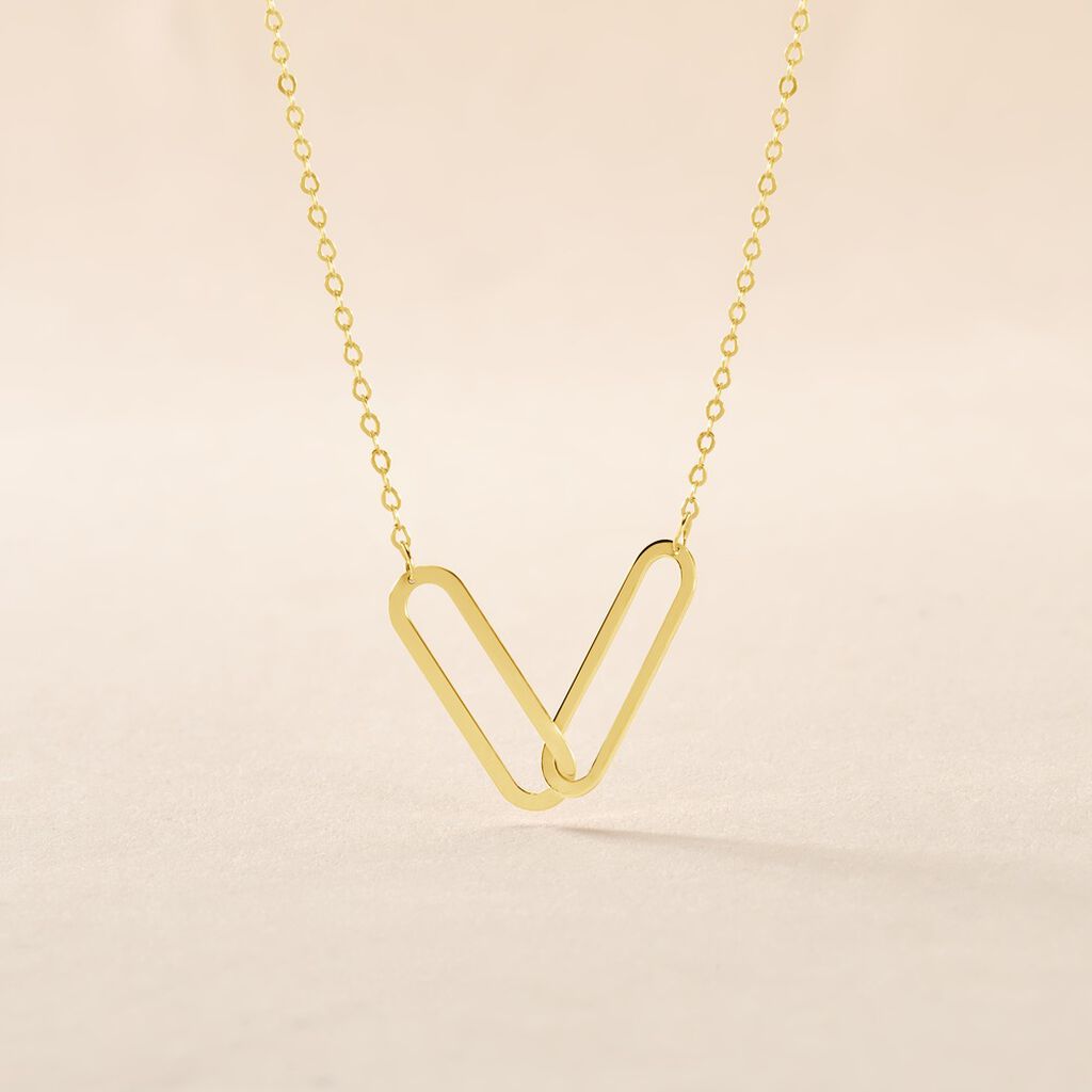 Collier Link Or Jaune