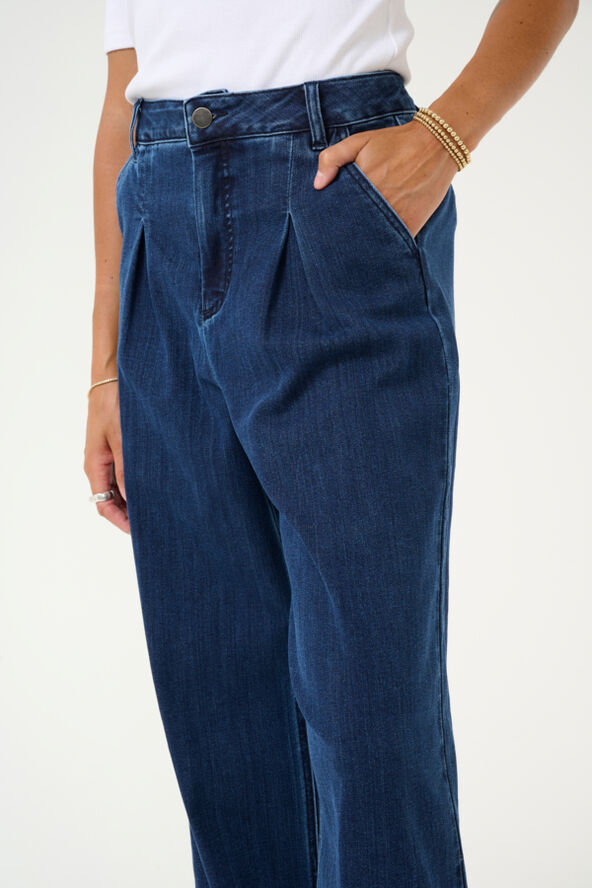 Kaffe KAlea Wide Jeans Dark blue denim