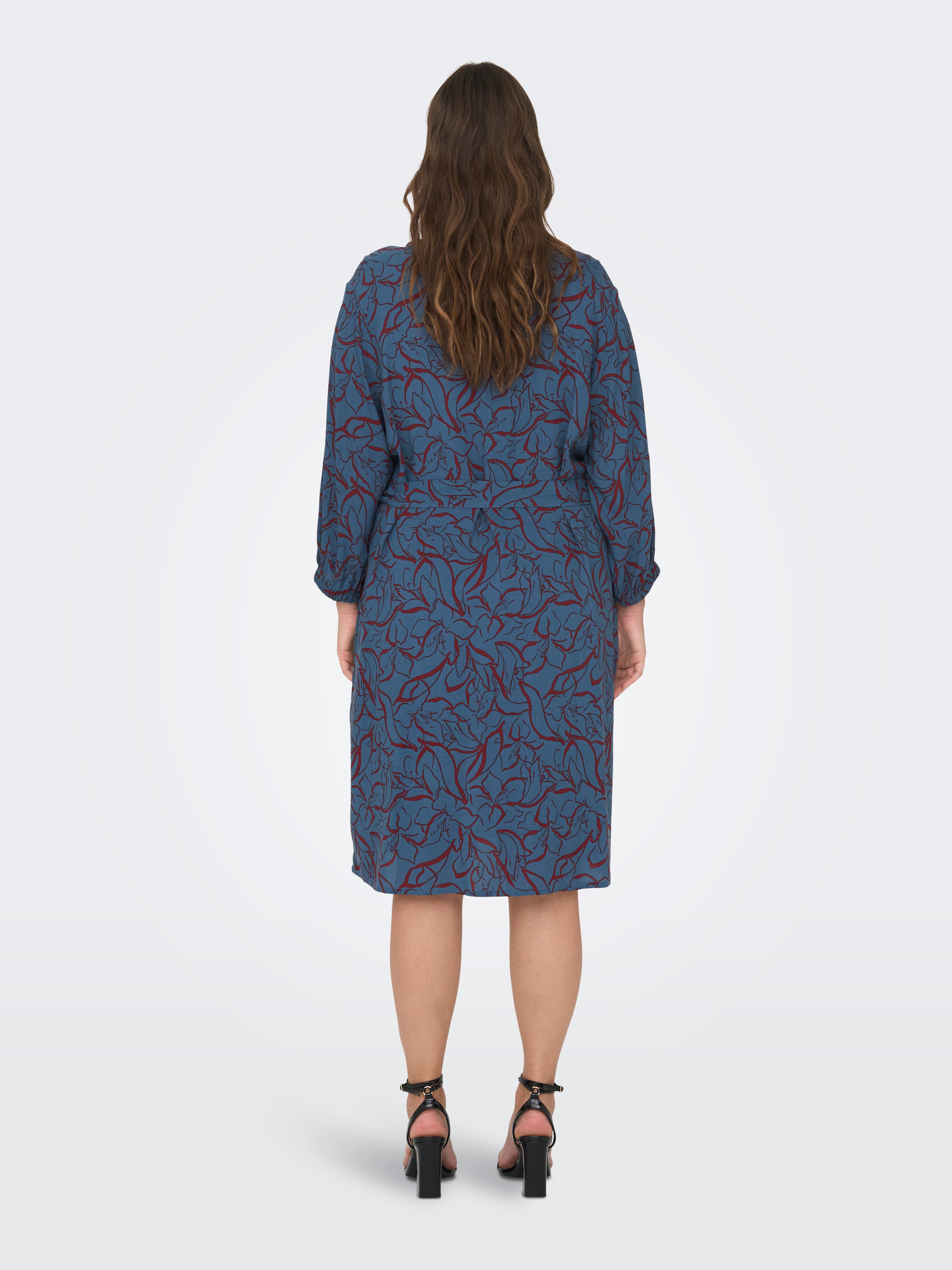 CARNOVA Midikleid Vintage Indigo