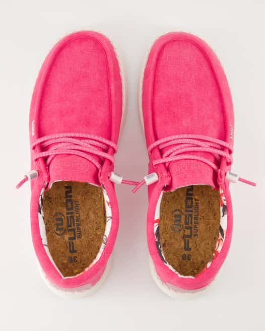 Fusion Emma Washed Slipper in Pink