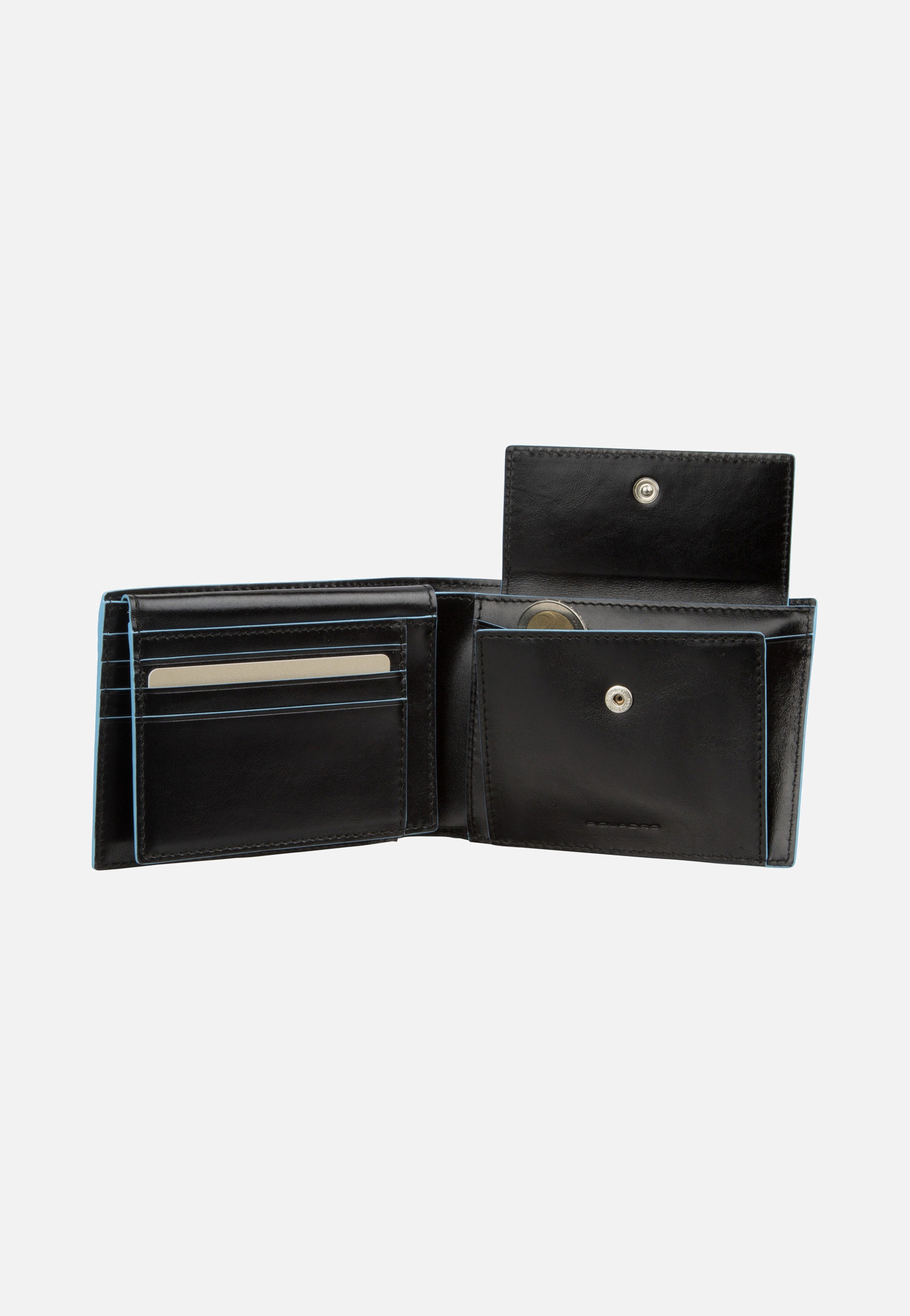 Blue Square 1392 RFID Nero - Portemonnaie