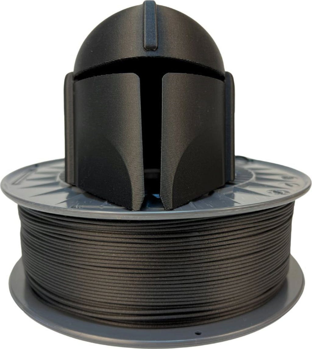 Nobufil  PLAx CF Black, 1,75 mm / 1000 g    Recyceltes PLA Filament mit Carbonverstärkung