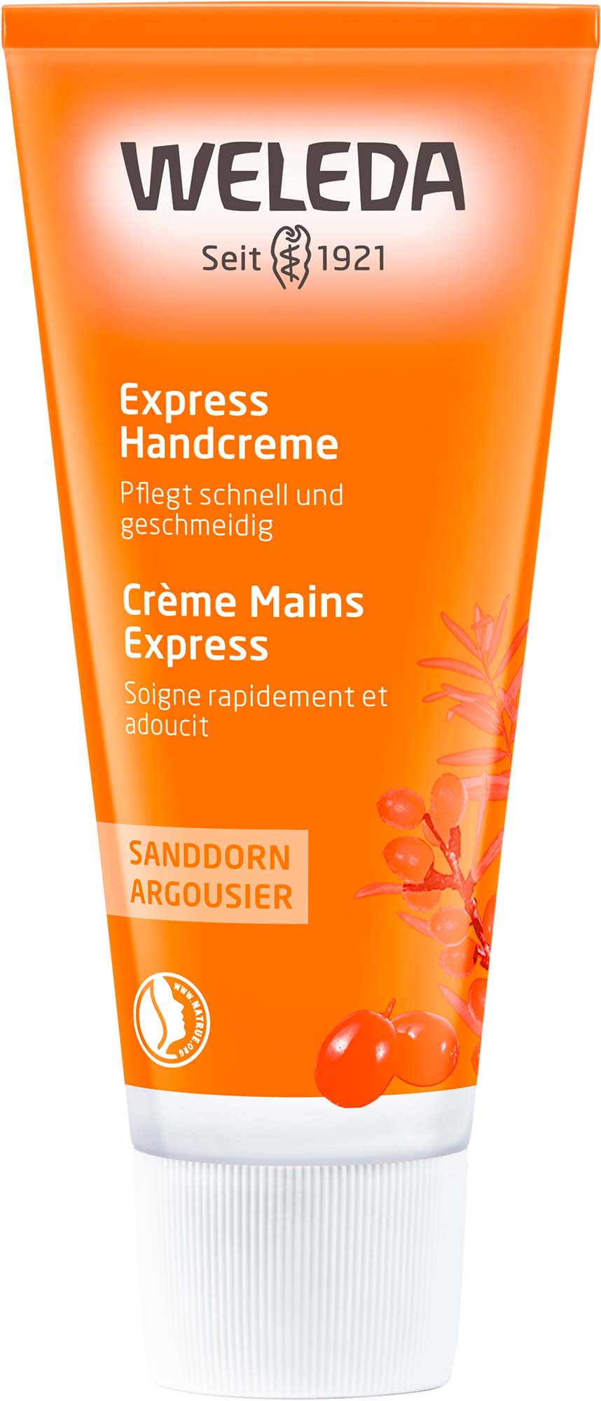 Weleda Handcreme Creme express Sanddorn Tb 50 ml