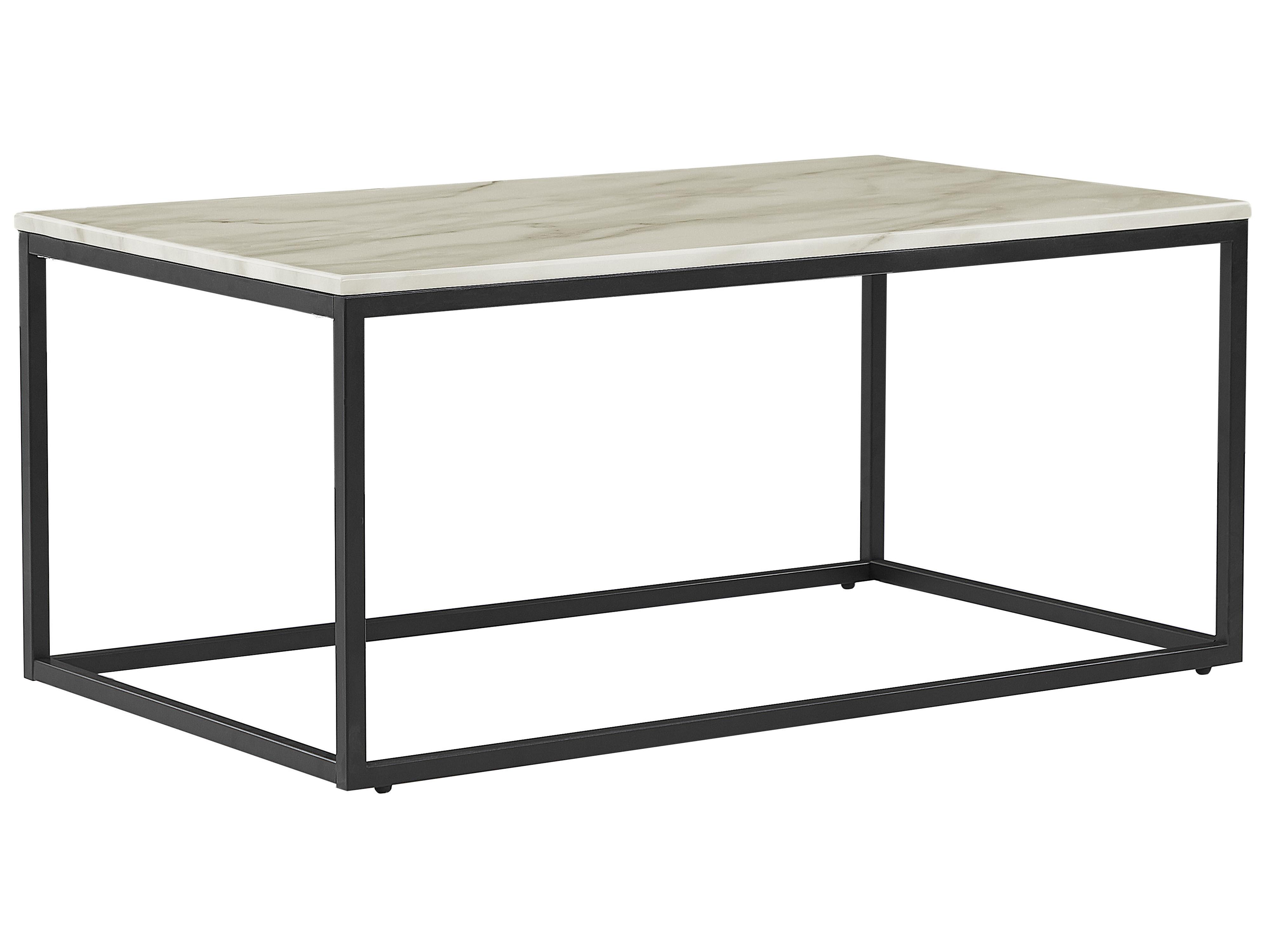 Salontafel DELANO Marmer/zwart