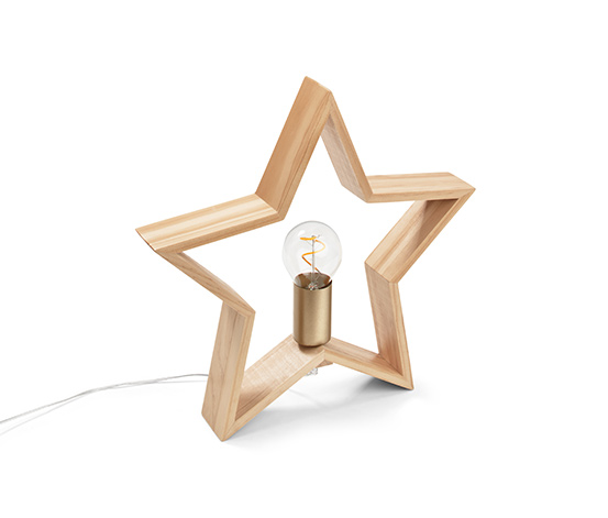 LED-Holzstern