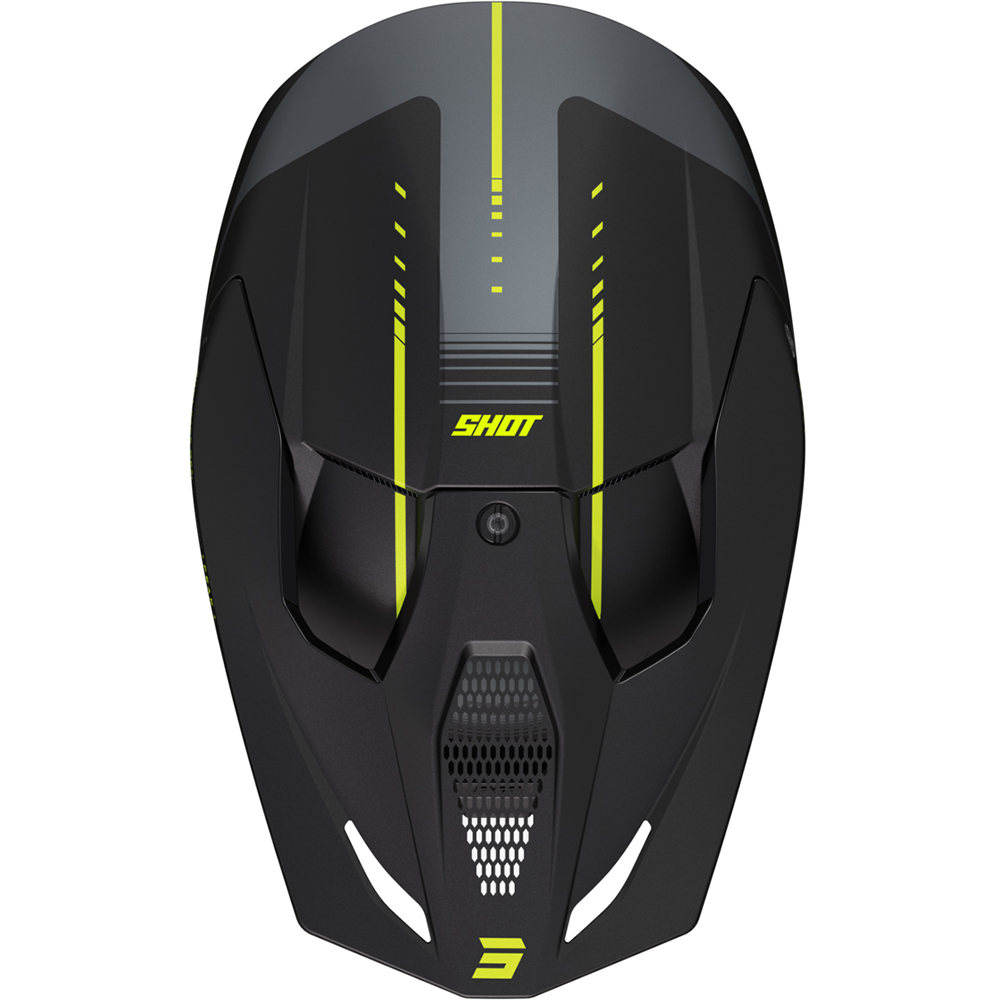 Shot - Casque Furious Peak Gris / Jaune fluo / Mat