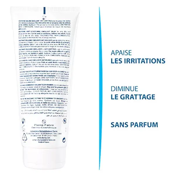 Ducray Dexyane Baume Émollient Anti-Grattage 200ml
