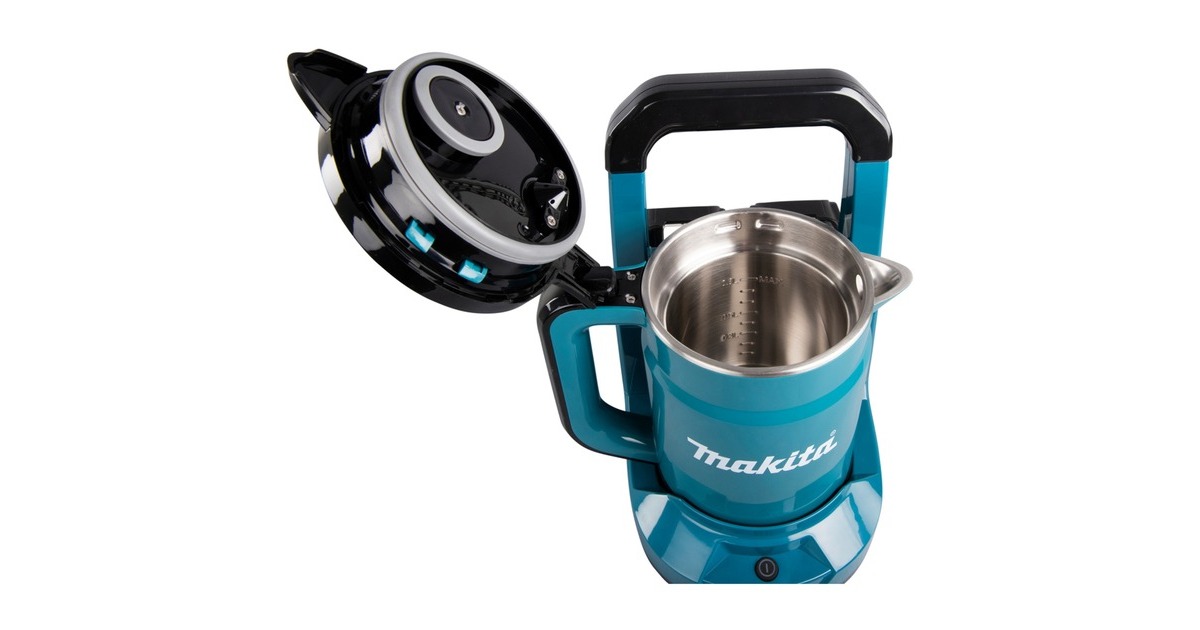 MakitaDKT360Z 2x18 V Waterkoker  (Blauw/zwart, Accu en oplader niet inbegrepen)