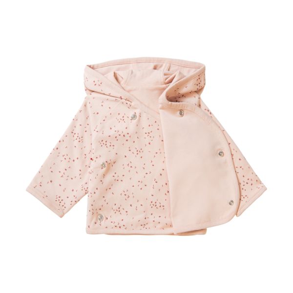 Noppies Vest Omkeerbaar Naper Print Rose Smoke