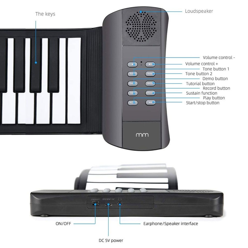 ROLL UP KEYBOARD